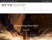 Tablet Screenshot of byteoutfitters.com